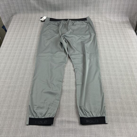 Polo Ralph Lauren Pants 36 Slim Fit Performance Joggers Grey Golf Comfort New - Picture 9 of 11